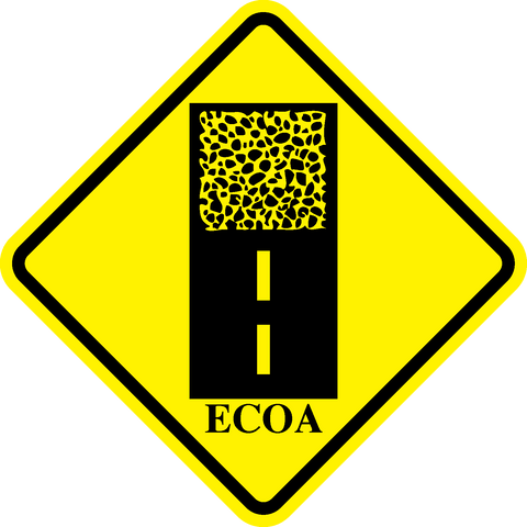 "Pavement Ends" Adventure Sticker