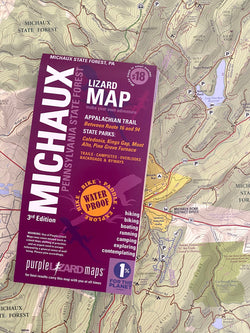 Purple Lizard Map - PA - Michaux State Forest