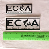 ECOA logo sticker (comparison)