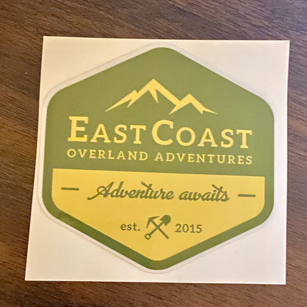 East Coast Overland Adventures - 2019 Season Sticker